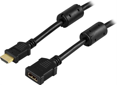 Deltaco HDMI-121, HDMI, 1 m hinta ja tiedot | Kaapelit ja adapterit | hobbyhall.fi