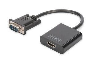 Digitus, HDMI, USB, D-Sub, 15cm hinta ja tiedot | Adapterit | hobbyhall.fi