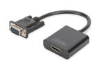 Digitus, HDMI, USB, D-Sub, 15cm