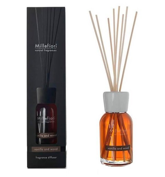 Tuoksutikut Millefiori Natural Fragrance Vanilla and Wood 100 ml hinta ja tiedot | Huonetuoksut | hobbyhall.fi