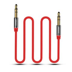 Remax RL-L100 Premium AUX Cable 3.5 mm -> 3.5 mm 1 m Red hinta ja tiedot | Kaapelit ja adapterit | hobbyhall.fi