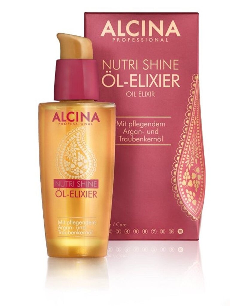 Seerumi vaurioituneille hiuksille Alcina Nutri Shine 50 ml hinta ja tiedot | Naamiot, öljyt ja seerumit | hobbyhall.fi