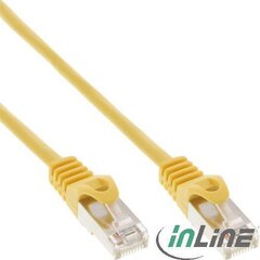 InLine 72511Y, RJ45 CAT5e SF/UTP, 1 m hinta ja tiedot | Kaapelit ja adapterit | hobbyhall.fi