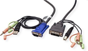 Aten, VGA /USB- DVI/USB, 1,8 m hinta ja tiedot | Kaapelit ja adapterit | hobbyhall.fi