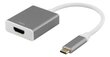 Deltaco USBC-HDMI9, USB-C, HDMI, 0.2m hinta ja tiedot | Kaapelit ja adapterit | hobbyhall.fi