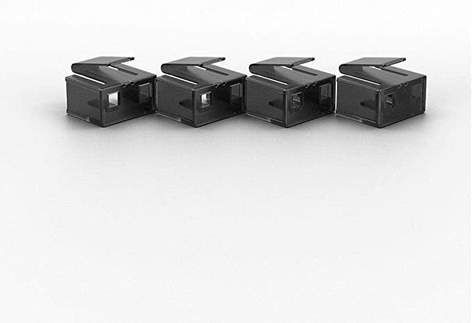 RJ45 Connector Lindy 40471 20 kpl, musta hinta ja tiedot | Kaapelit ja adapterit | hobbyhall.fi