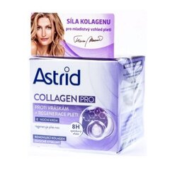 Astrid Night Anti-Wrinkle Collagen Pro, 50 ml hinta ja tiedot | Kasvovoiteet | hobbyhall.fi