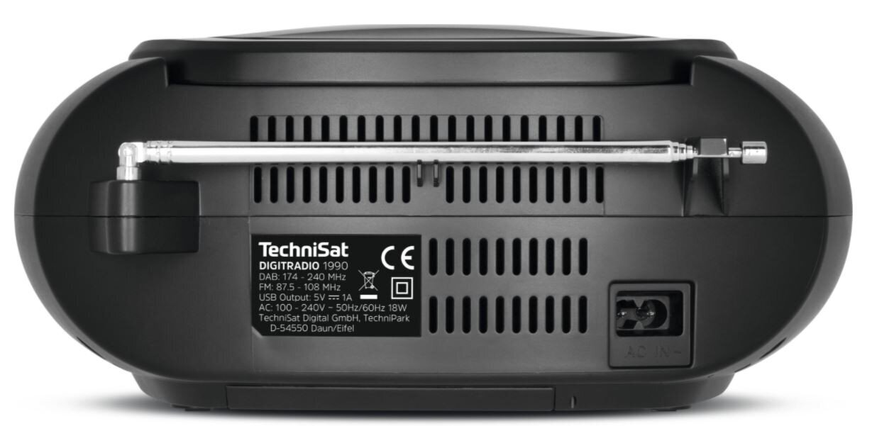 TechniSat DIGITRADIO 1990 DAB + BT USB CD hinta ja tiedot | Radiot | hobbyhall.fi