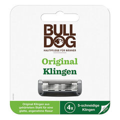 Bulldog Original -vaihtopäät, 4 kpl hinta ja tiedot | Parranajo ja karvanpoisto | hobbyhall.fi