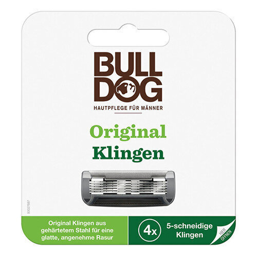 Bulldog Original -vaihtopäät, 4 kpl hinta ja tiedot | Parranajo ja karvanpoisto | hobbyhall.fi