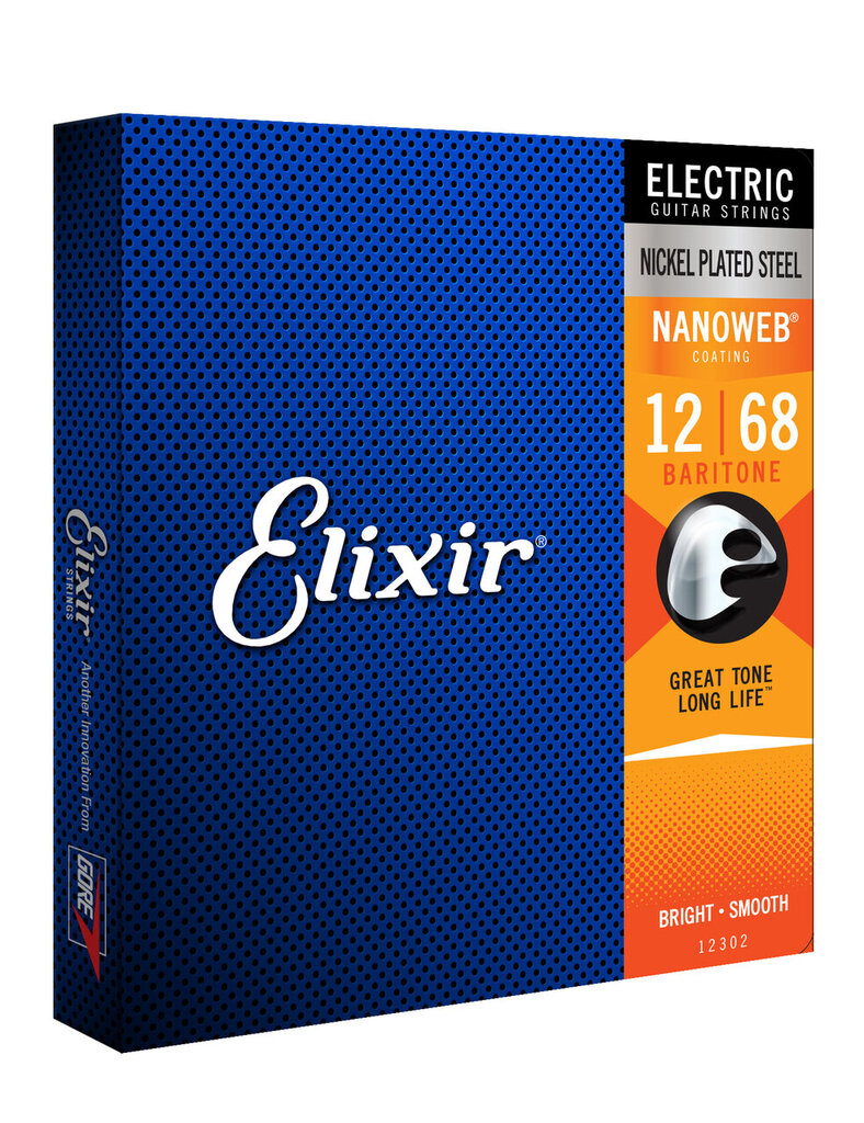 Sähkökitaran kielet Elixir 12302 Nanoweb 12-68 hinta ja tiedot | Soittimien lisätarvikkeet | hobbyhall.fi