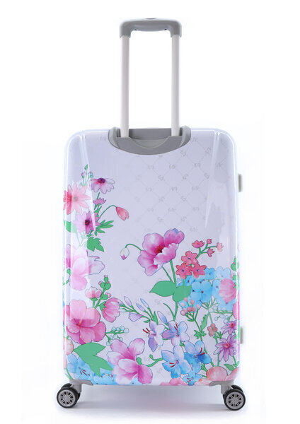 Suuri matkalaukku Elle Flower valkoinen 78x51x32 hinta ja tiedot | Matkalaukut ja -kassit | hobbyhall.fi