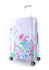 Suuri matkalaukku Elle Flower valkoinen 78x51x32 hinta ja tiedot | Matkalaukut ja matkakassit | hobbyhall.fi