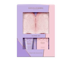 Lahjasetti naisille Baylis & Harding Jojoba, Vanilla & Almond Oil Luxury Slipper -lahjapakkaus hinta ja tiedot | Vartalovoiteet ja -emulsiot | hobbyhall.fi