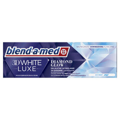 Hammastahna Blend-a-Med 3D White Luxe Diamond Glow, 75 ml hinta ja tiedot | Suuhygienia | hobbyhall.fi