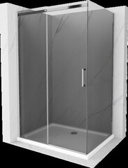Mexen Omega suihkukaappi altaalla ja sifonilla, grafiitti+valkoinen/kromi, 110 x 70 cm hinta ja tiedot | Suihkukaapit ja suihkunurkat | hobbyhall.fi