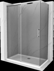 Mexen Omega suihkukaappi altaalla ja sifonilla, grafiitti+valkoinen/kromi, 130 x 70 cm hinta ja tiedot | Suihkukaapit ja suihkunurkat | hobbyhall.fi