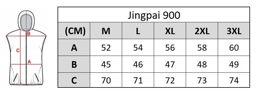 Miesten liivi Jingpai 900-1 hinta ja tiedot | Miesten liivit | hobbyhall.fi