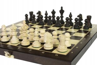 Puinen shakki, 35x35 cm hinta ja tiedot | Lautapelit ja älypelit | hobbyhall.fi