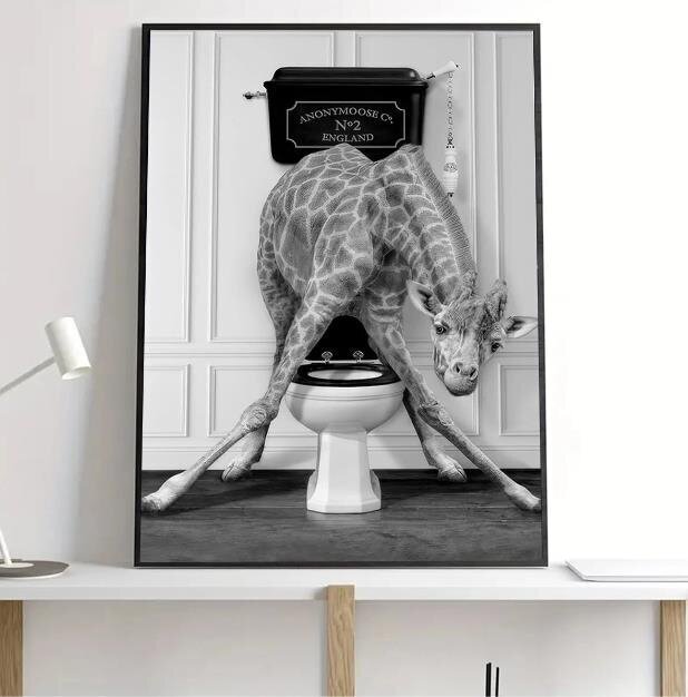 Juliste kankaalle GIRAFFE, 30x40cm hinta ja tiedot | Taulut | hobbyhall.fi