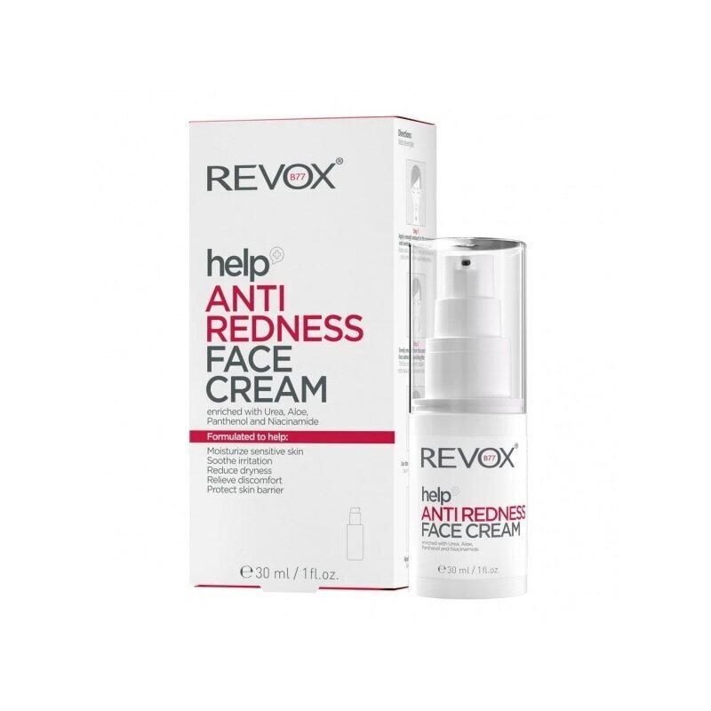 Revox Help Punoitusta ehkäisevä kasvovoide 30ml hinta ja tiedot | Kasvovoiteet | hobbyhall.fi