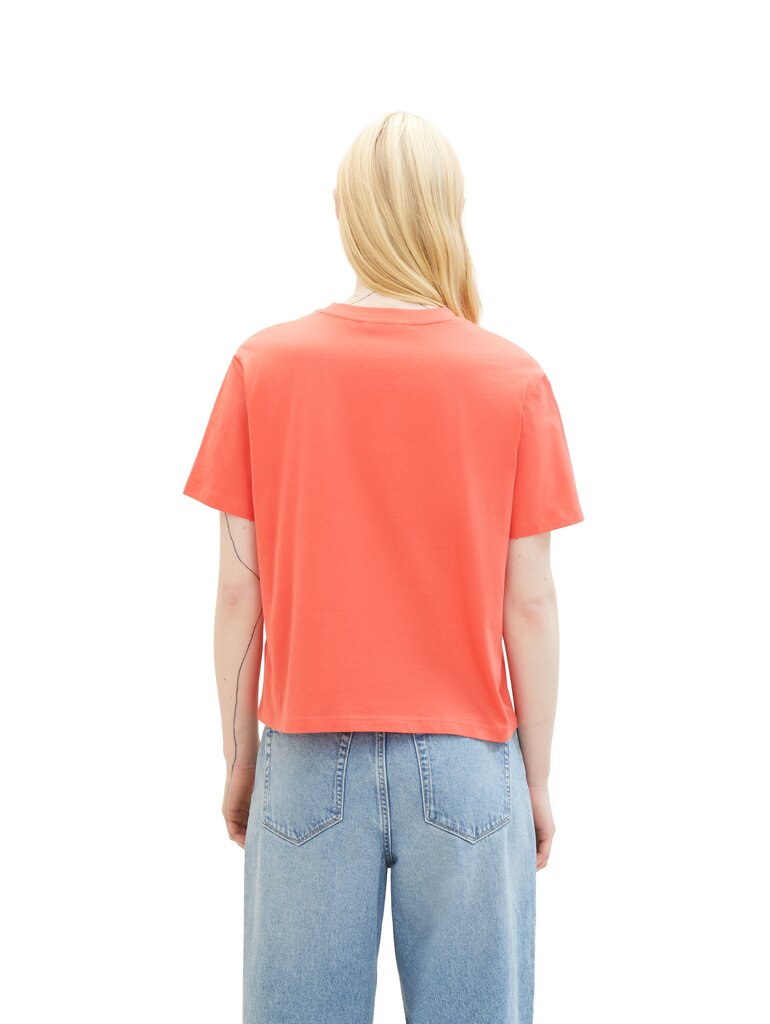 Tom Tailor naisten T-paita, korallinpunainen hinta ja tiedot | Naisten T-paidat | hobbyhall.fi