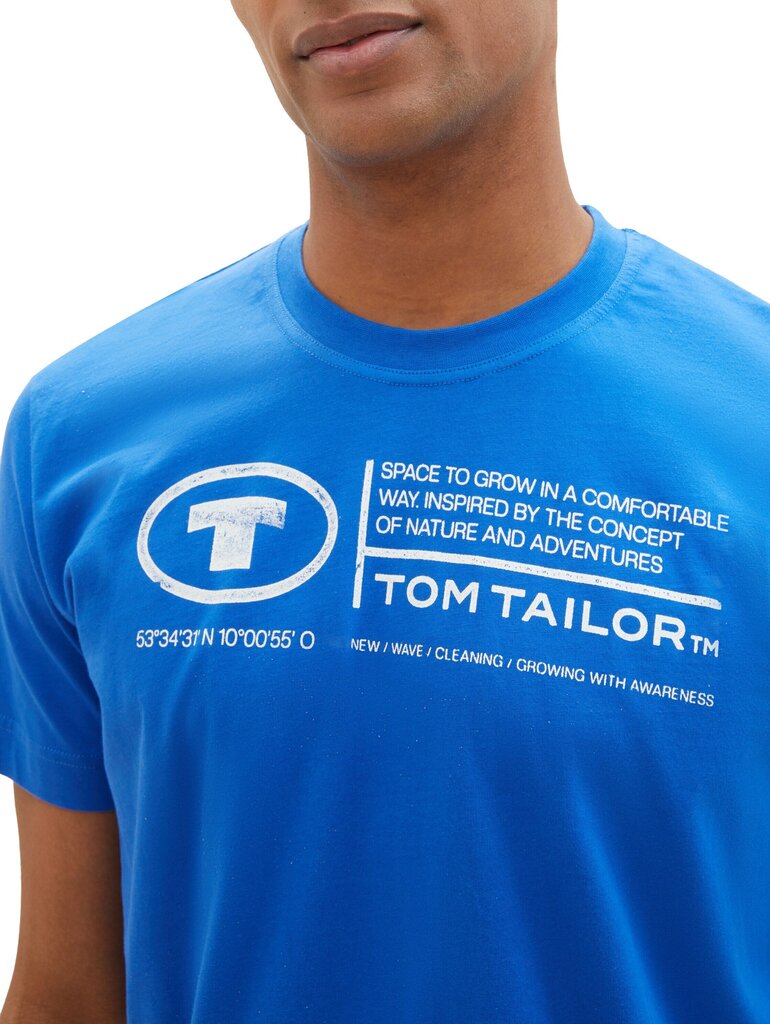 Tom Tailor miesten T-paita, sininen hinta ja tiedot | Miesten T-paidat | hobbyhall.fi