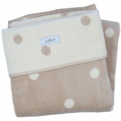 Puuvillahuopa herneillä Womar, 75 x 100 cm, beige hinta ja tiedot | Womar Lapset | hobbyhall.fi