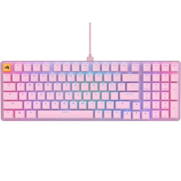 Glorious PC Gaming Race GMMK 2 Full-Size (96%), Fox Switches, Pink, US hinta ja tiedot | Näppäimistöt | hobbyhall.fi