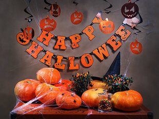 Girlianda Happy Halloween, 13x210 cm, 1 vnt hinta ja tiedot | Juhlakoristeet | hobbyhall.fi