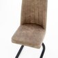 2 tuolin setti K338, ruskea/musta hinta ja tiedot | Ruokapöydän tuolit | hobbyhall.fi
