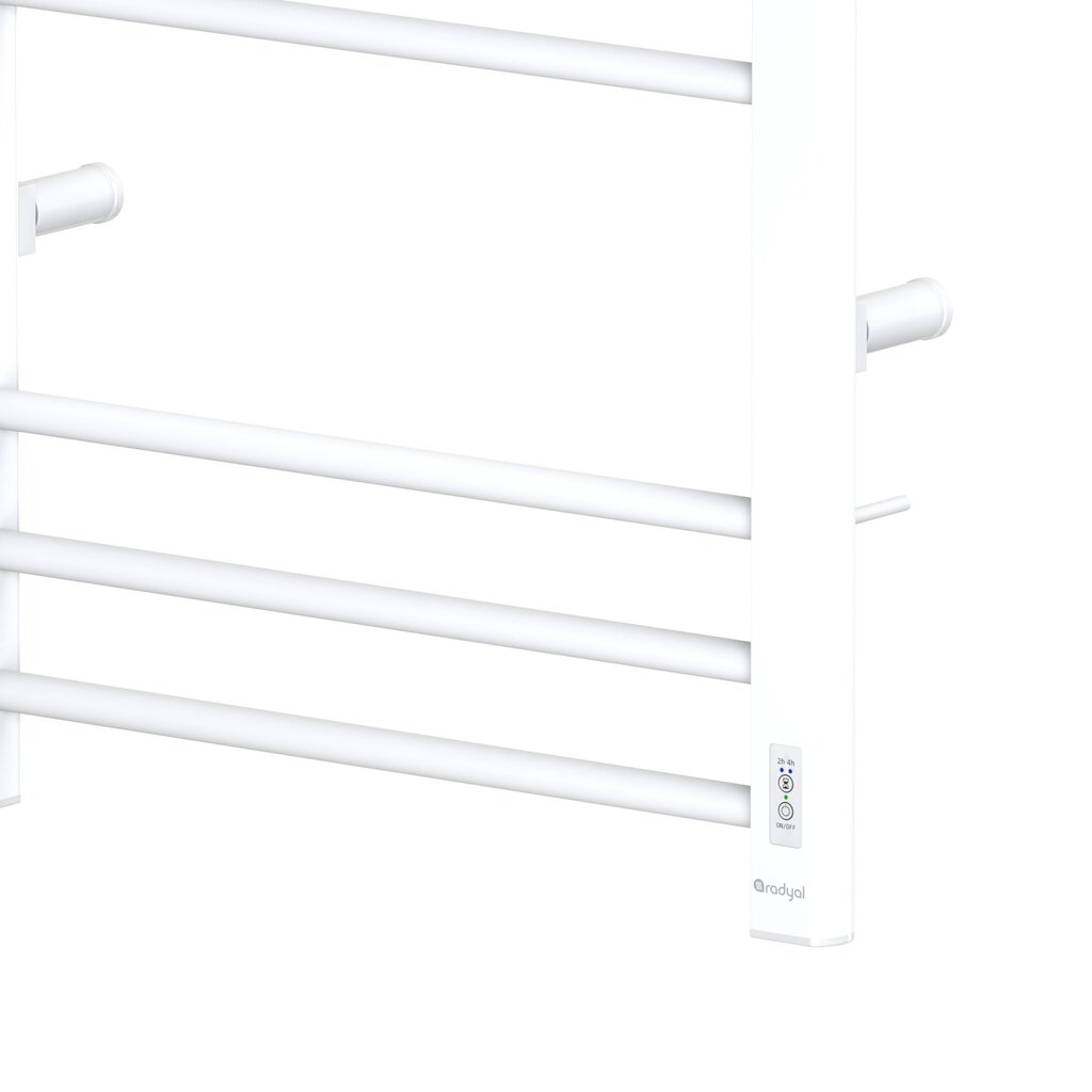 Sähkökäyttöinen pyyhekuivain RADYAL LILY-D 1400C White, 500x1400 mm, 250 W hinta ja tiedot | Kylpyhuoneen patterit ja pyyhekuivaimet | hobbyhall.fi