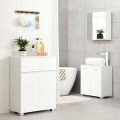 Kylpyhuonekaappi Zagle, valkoinen hinta ja tiedot | Kylpyhuonekaapit | hobbyhall.fi