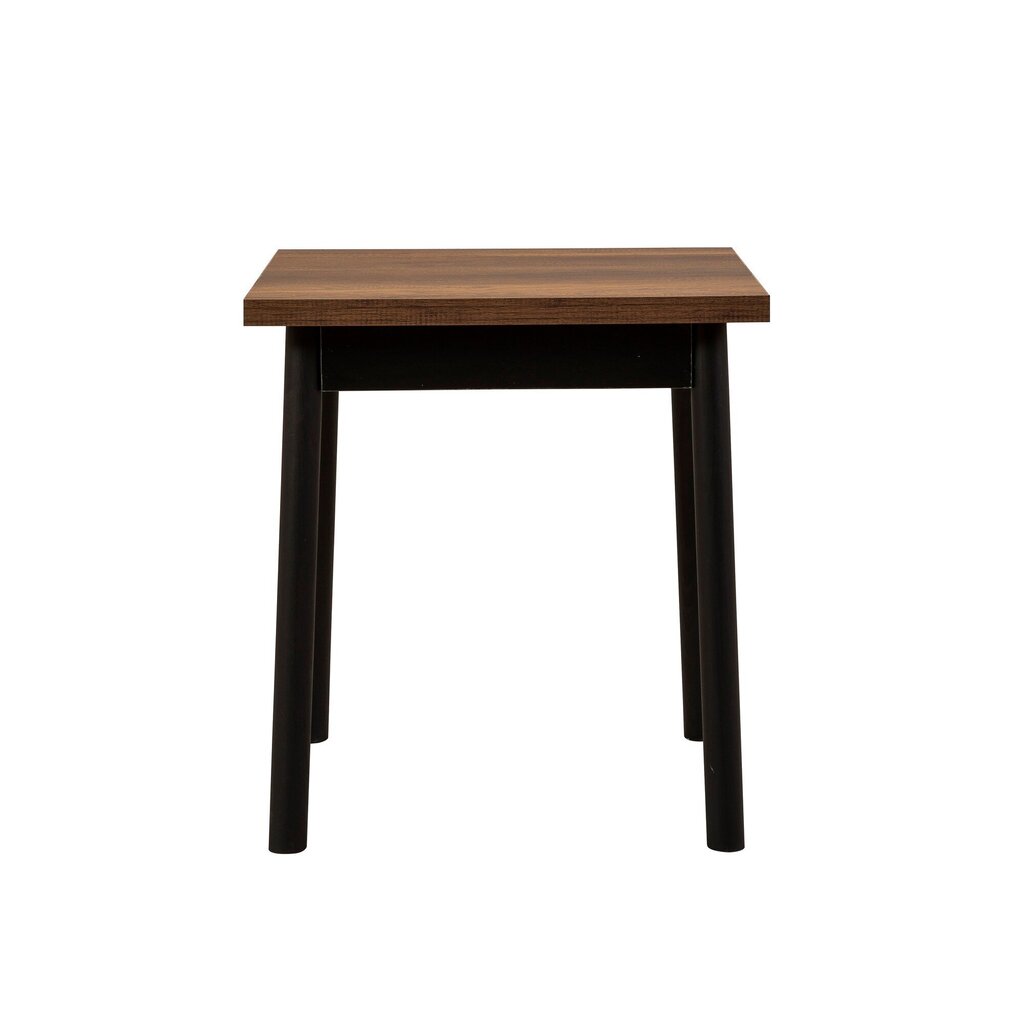 Ruokapöytä Asir, 70x77x70cm, musta/ruskea hinta ja tiedot | Ruokapöydät | hobbyhall.fi