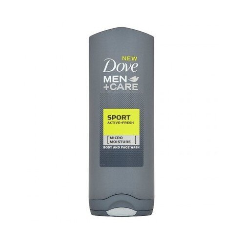 Dove Refreshing suihkugeeli miehille Sport Active Fresh Men + hoito (vartalon ja kasvojen pesu) 400 ml hinta ja tiedot | Suihkusaippuat ja suihkugeelit | hobbyhall.fi