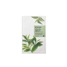 Kangaskasvonaamio Mizon Joyful Time Essence Mask Green Tea 1kpl hinta ja tiedot | Kasvonaamiot ja silmänalusaamiot | hobbyhall.fi