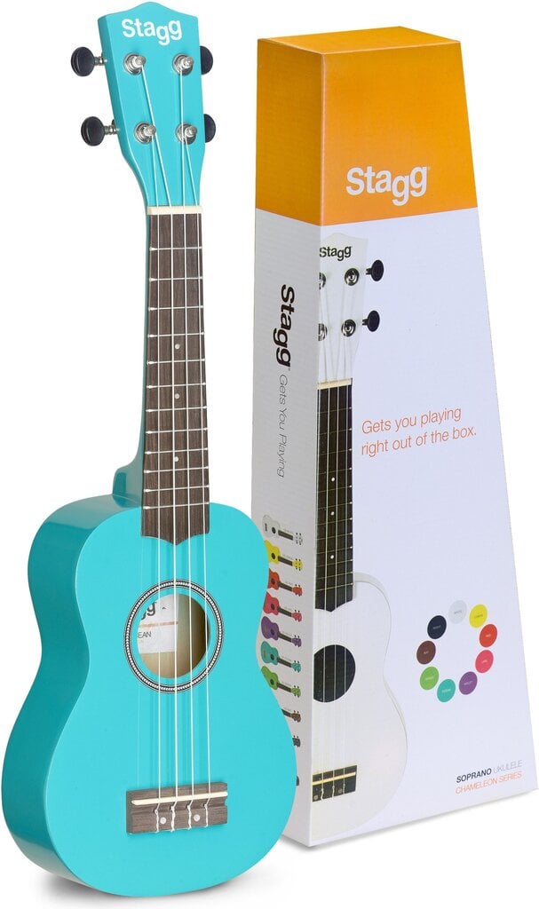 Sopraano ukulele + kotelo Stagg US-OCEAN hinta ja tiedot | Kitarat | hobbyhall.fi