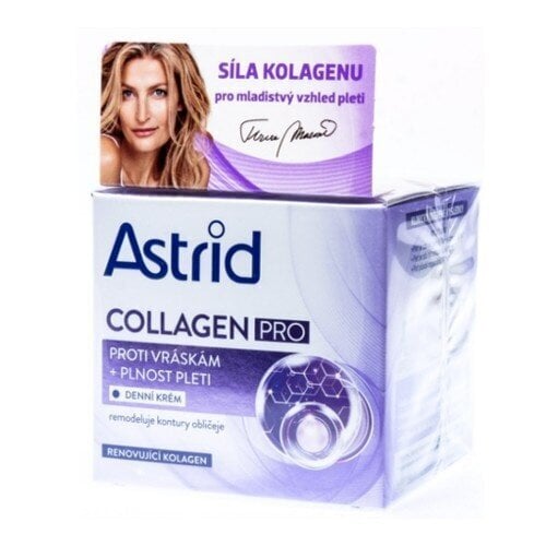 Astrid Daily Anti-Wrinkle Collagen Pro 50 ml hinta ja tiedot | Kasvovoiteet | hobbyhall.fi