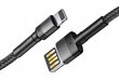 Baseus USB 2.0 -kaapeli - Lightning, 1m CALKLF-GG1 hinta ja tiedot | Kaapelit ja adapterit | hobbyhall.fi