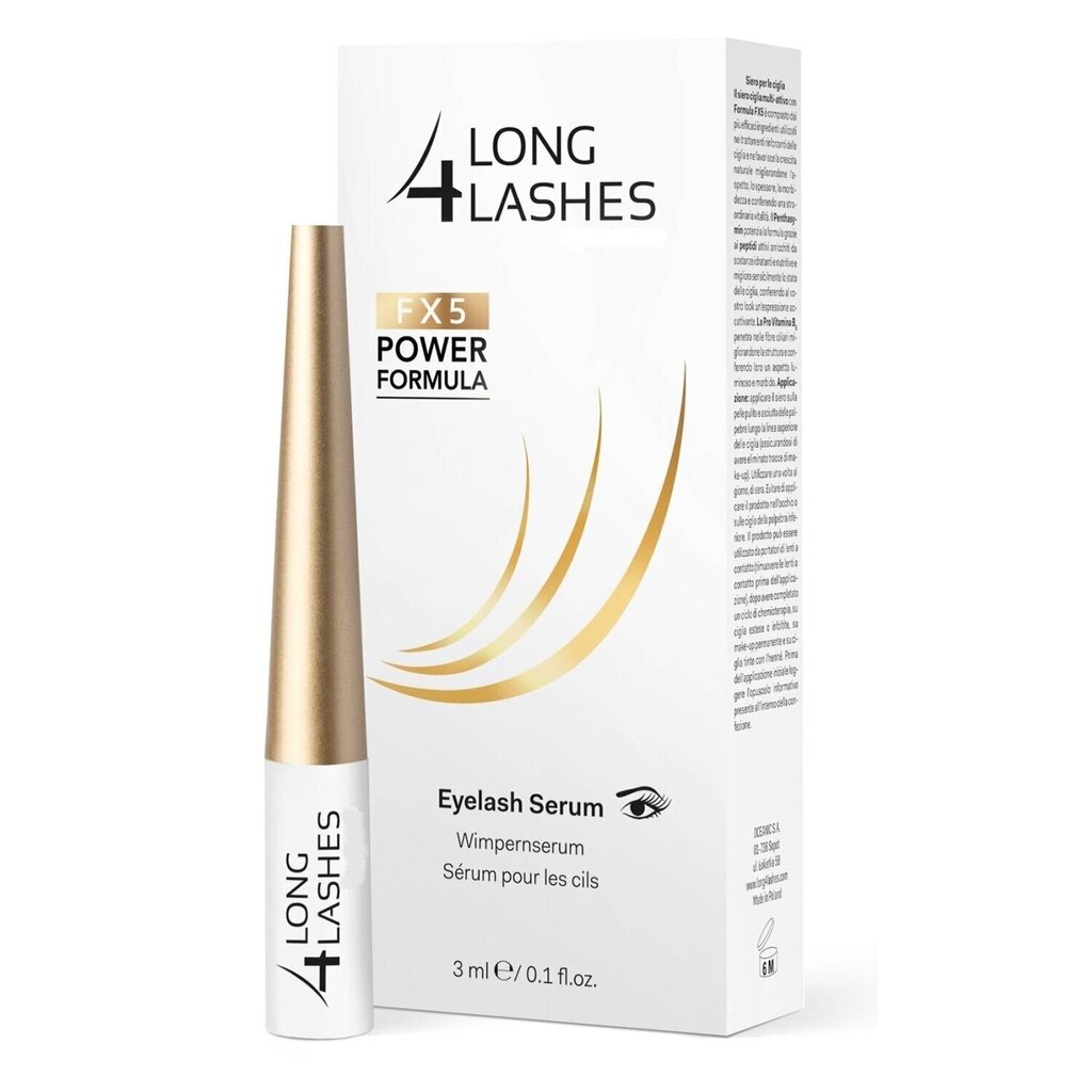Ripsiä parantava seerumi - Long4Lashes FX5 Eyelash Enhancing Serum 3ml hinta ja tiedot | Silmämeikit | hobbyhall.fi