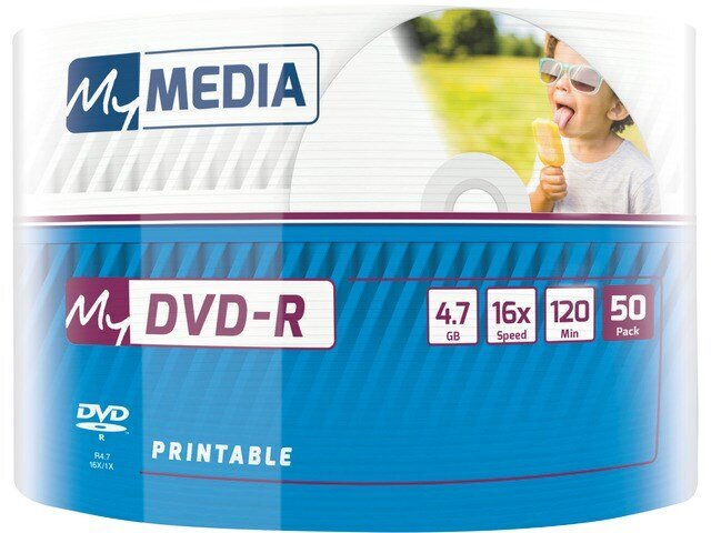My Media DVD-R leveä hopea mustesuihkutulostettava ID-merkki hinta ja tiedot | Vinyylilevyt, CD-levyt, DVD-levyt | hobbyhall.fi