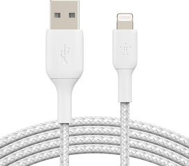 Belkin Boost Charge Lightning, USB-A, 3 m hinta ja tiedot | Kaapelit ja adapterit | hobbyhall.fi