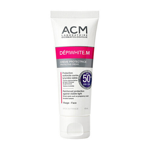 Aurinkosuojavoide ACM SPF 50+ Dépiwhite M (Protective Cream), 40 ml hinta ja tiedot | Kasvovoiteet | hobbyhall.fi