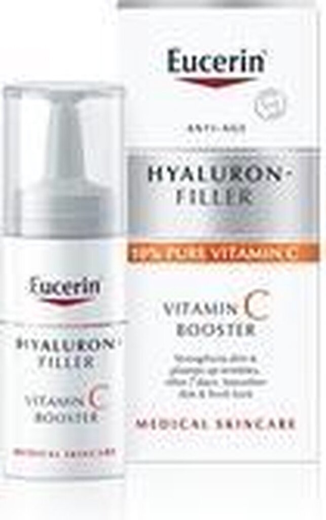 Kasvoseerumi Eucerin Hyaluron-Filler Vitamin C Booster 8 ml hinta ja tiedot | Kasvoöljyt ja seerumit | hobbyhall.fi