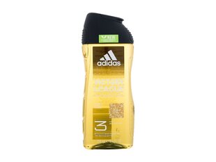 Suihkugeeli miehille Adidas Victory League 3in1, 250 ml hinta ja tiedot | Suihkusaippuat ja suihkugeelit | hobbyhall.fi