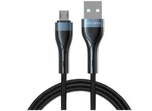 USB-A-mikrokaapeli PremiumCord 10W 1m, musta hinta ja tiedot | PremiumCord Kodinkoneet ja kodinelektroniikka | hobbyhall.fi