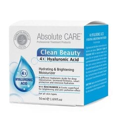 Absolute Care Hyaluronic Acid kosteuttava ja kirkastava kasvovoide, 50 ml hinta ja tiedot | Kasvovoiteet | hobbyhall.fi
