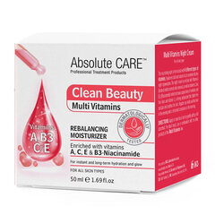 Absolute Care Multi Vitamins kosteuttava kasvovoide, 50 ml hinta ja tiedot | Kasvovoiteet | hobbyhall.fi