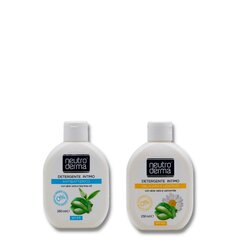 Intiimihygieniapuhdistusaine Aloe ja Vihreä tee ja intiimihygieniapuhdistusaine Aloe ja Kamomilla, 2 kpl, 250ml+ 250ml hinta ja tiedot | Neutroderma Vartalonhoito | hobbyhall.fi