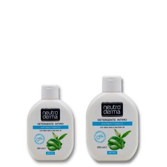 Intiimihygienian puhdistusaine Aloe ja vihreä tee 2 kpl 250ml+400ml hinta ja tiedot | Neutroderma Vartalonhoito | hobbyhall.fi